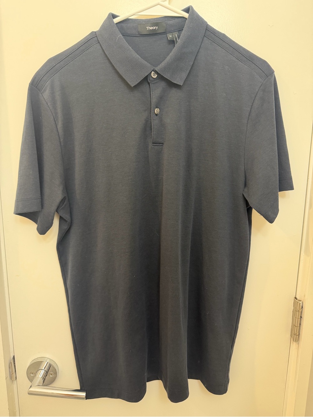 Theory Men's Dark Navy Classic Polo